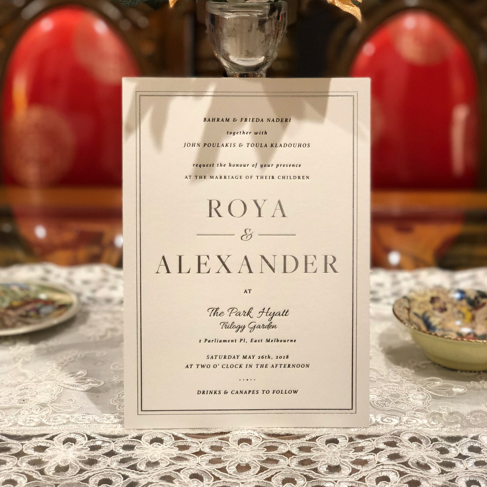 WEDDING INVITATION - PRINT DESIGN